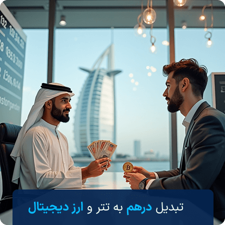 فروش درهم به تتر