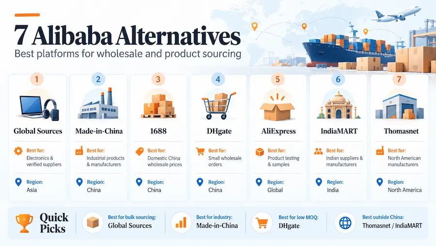 alibaba alternatives