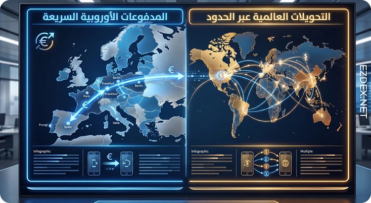 مقارنة بين تحويل SEPA والتحويلات الدولية عبر SWIFT