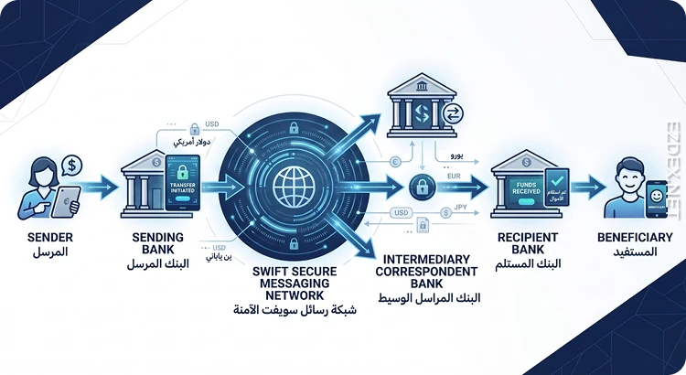 كيف يعمل نظام سويفت في التحويلات الدولية