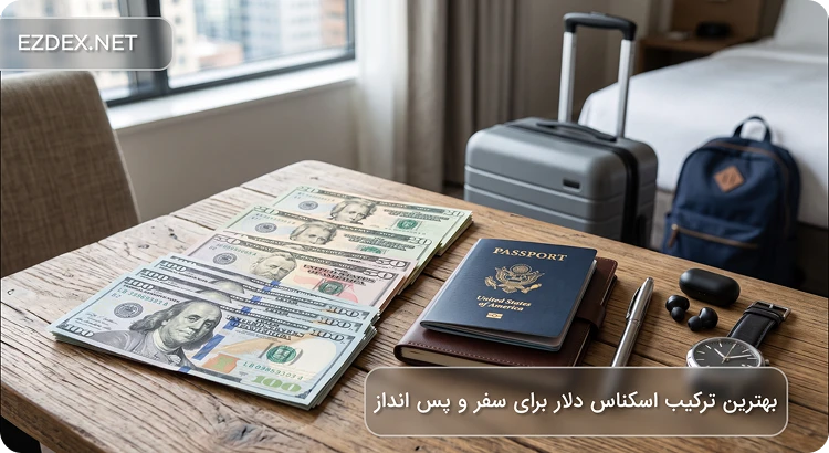 بهترین ترکیب اسکناس دلار برای سفر و پس انداز