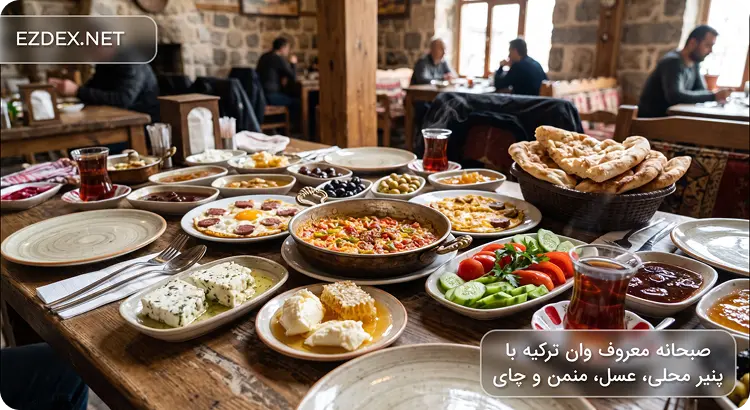 قیمت صبحانه در وان ترکیه