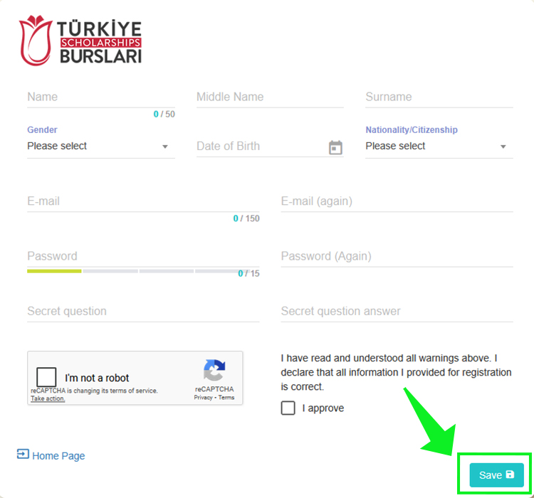 مراحل ثبت نام در ترکیه بورسلاری