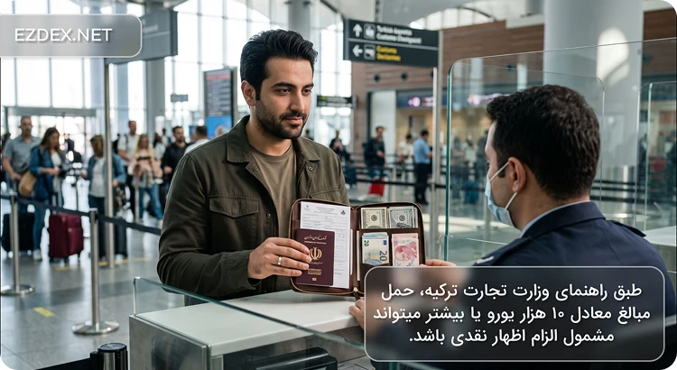 حمل پول نقد در سفر به ترکیه