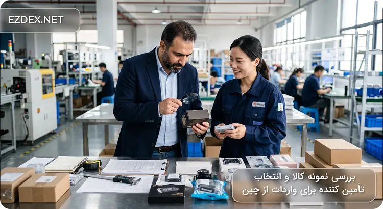 تست محصول قبل از واردات از چین