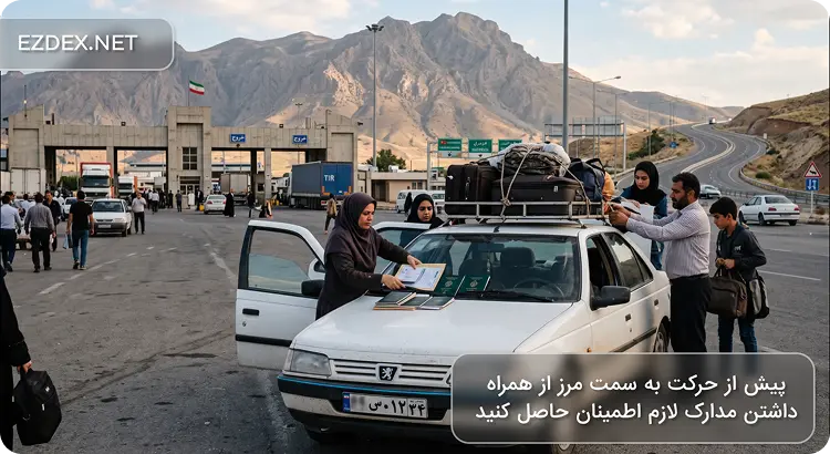 مدارک مورد نیاز برای عبور از مرز بازرگان