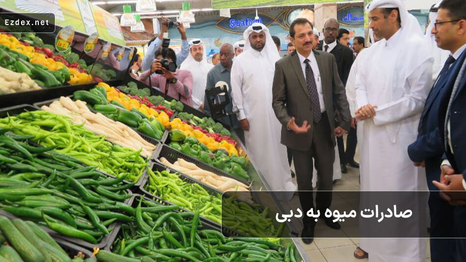 صادرات میوه به دبی