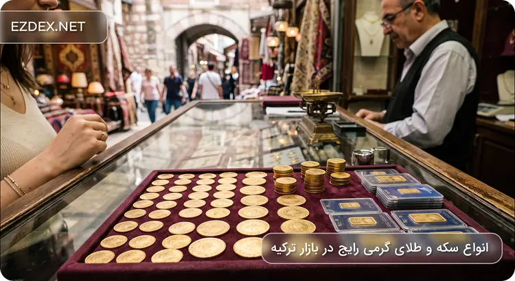 قیمت سکه و شمش در ترکیه