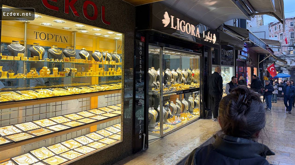 طلافروشی های گرند بازار استانبول