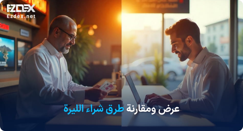 طرق شراء الليرة التركية 