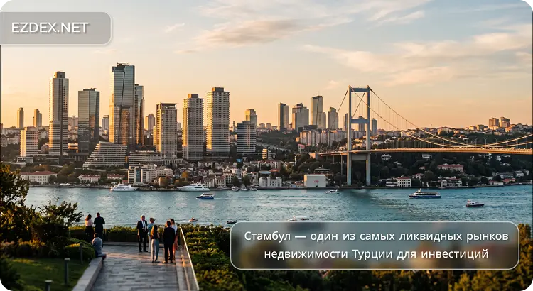 Стамбул &mdash; один из самых ликвидных рынков недвижимости Турции для инвестиций
