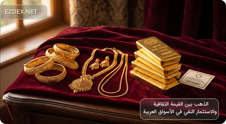 الذهب بين القيمة الثقافية والاستثمار النقي في الأسواق العربية