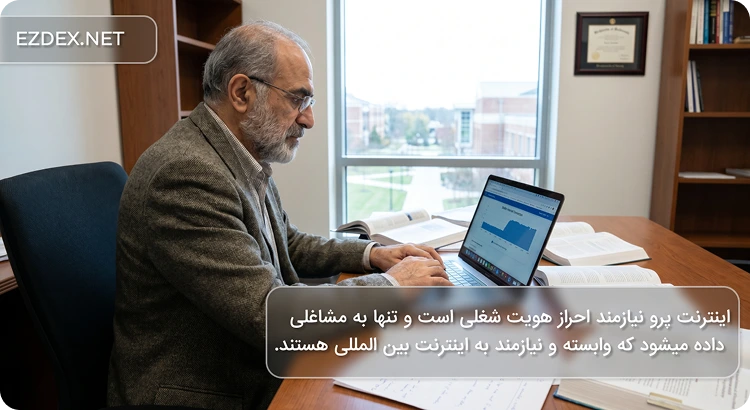 مشاغل نیازمند به اینترنت پرو