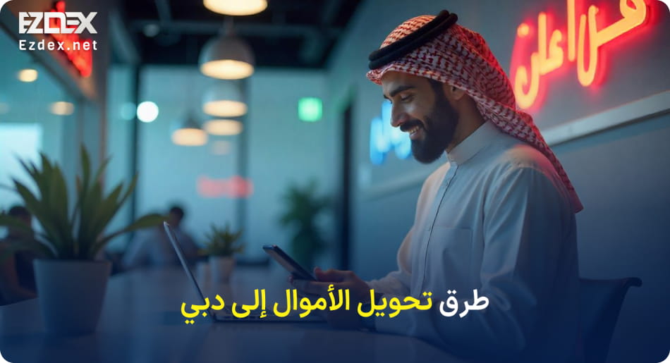 طرق تحويل الأموال إلى دبي