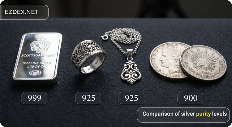 various silver purity