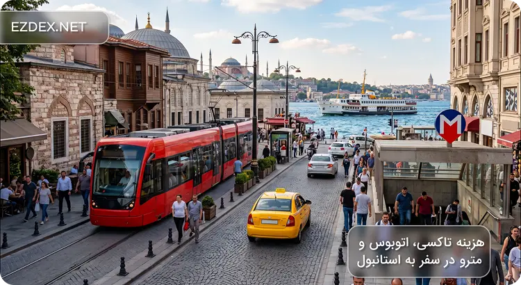 هزینه حمل و نقل در استانبول