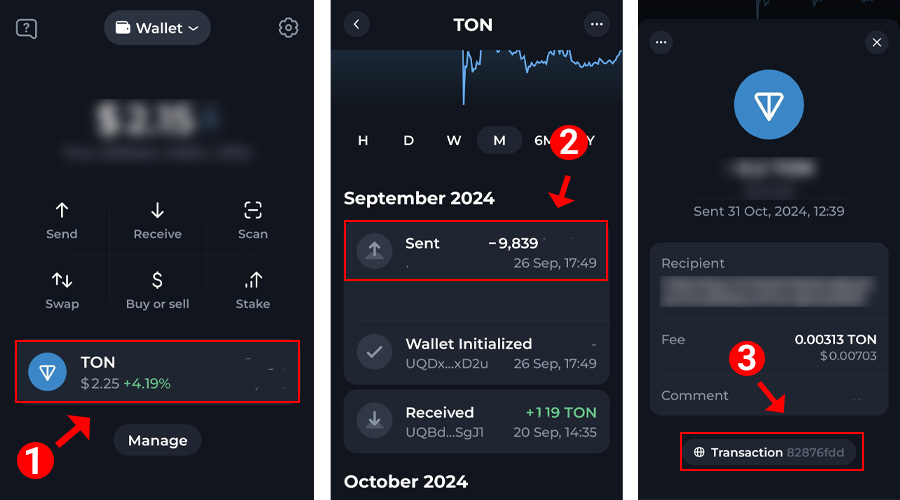 هش تراکنش در تون کیپر