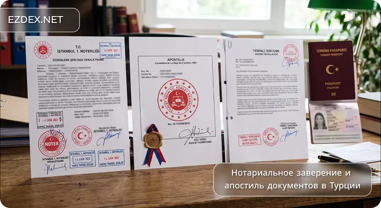 Нотариальное заверение и апостиль документов в Турции