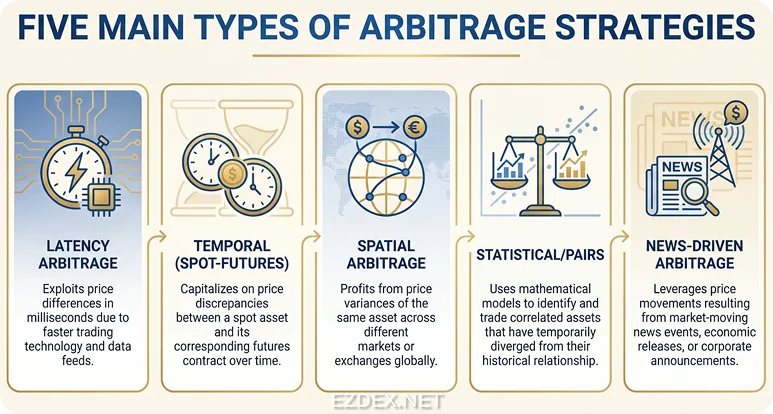 Gold Arbitrage types