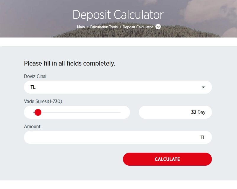 ziraat interest calculator