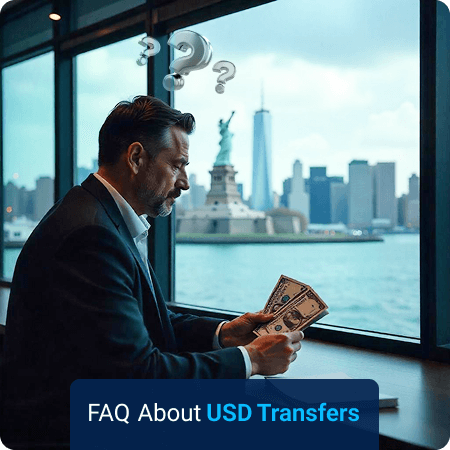 faq about sending usd