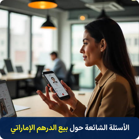 الأسئلة المتكررة حول بيع الدرهم الإماراتي (AED)