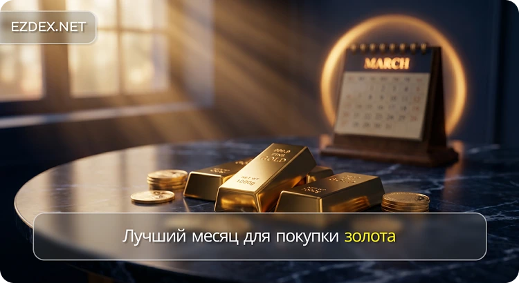 месяц для покупки золота