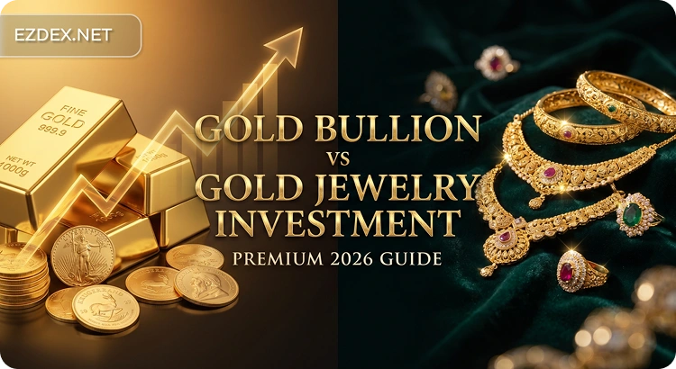 Gold Bullion vs Gold Jewelry Investment