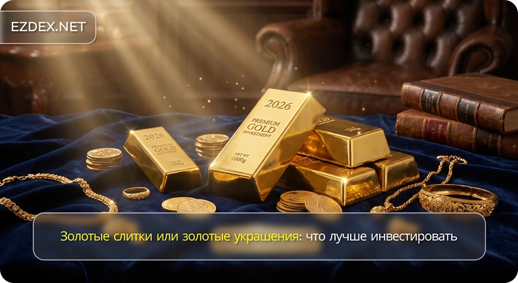 Золотые слитки или золотые украшения