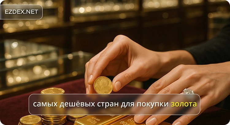 самых дешёвых стран для покупки золота