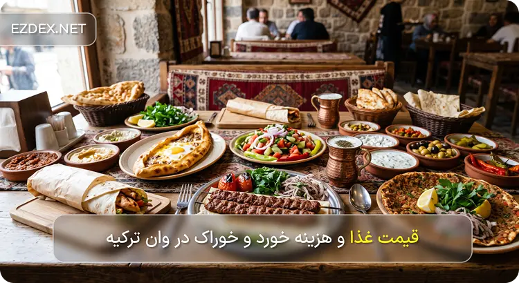 قیمت غذا در وان ترکیه