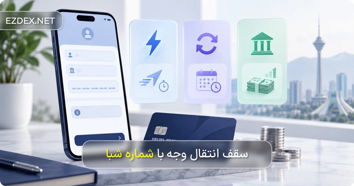 سقف انتقال وجه با شماره شبا
