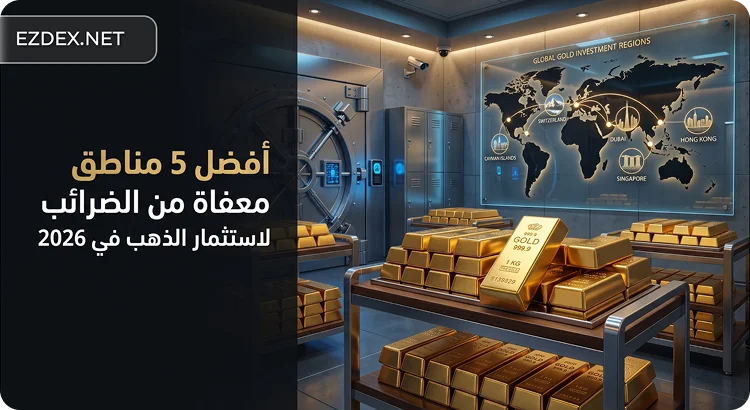 مناطق معفاة من الضرائب لاستثمار الذهب