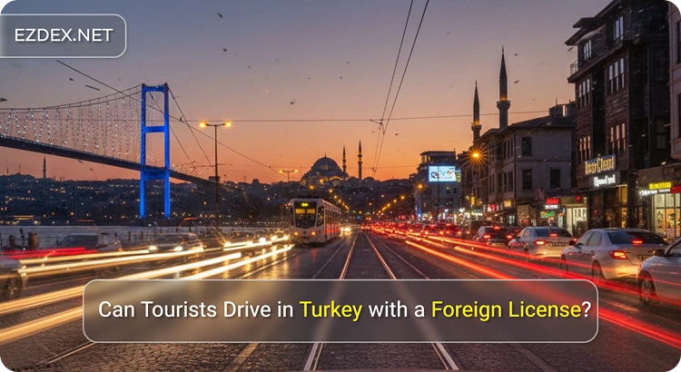 Tourists Driving in Turkey