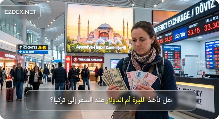 نأخذ الدولار أم الليرة عند السفر إلى تركيا